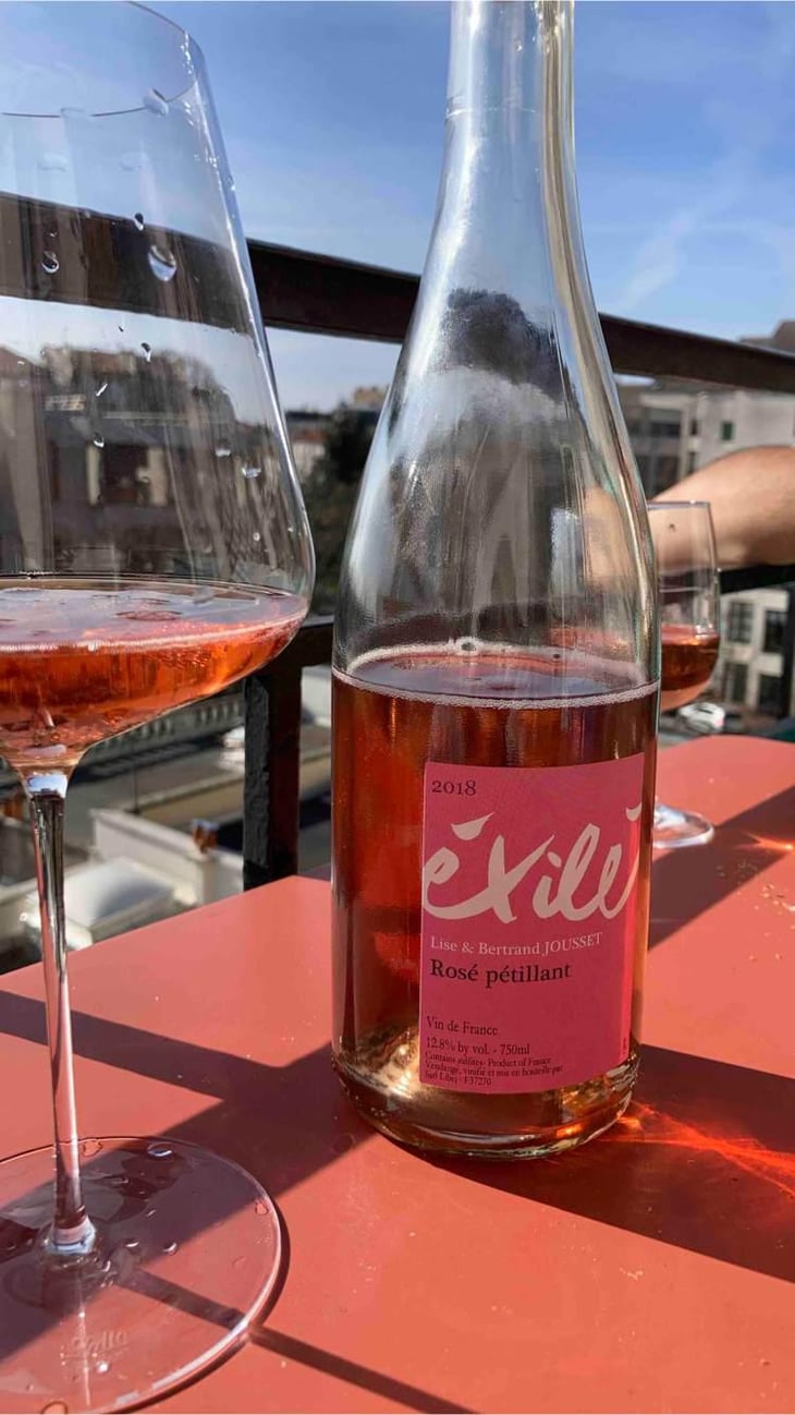 Éxilé Rosé Pétillant - Domaine Jousset - Lise & Bertrand Jousset 