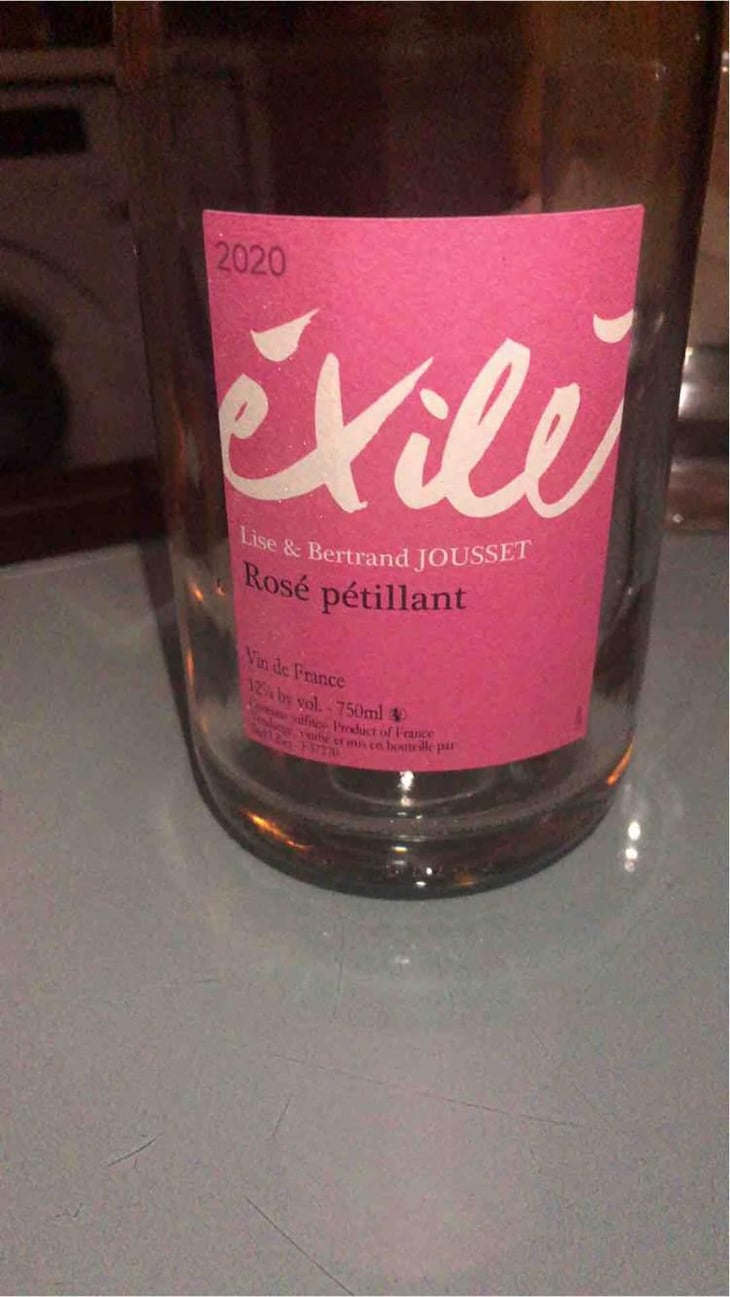 Éxilé Rosé Pétillant - Domaine Jousset - Lise & Bertrand Jousset 