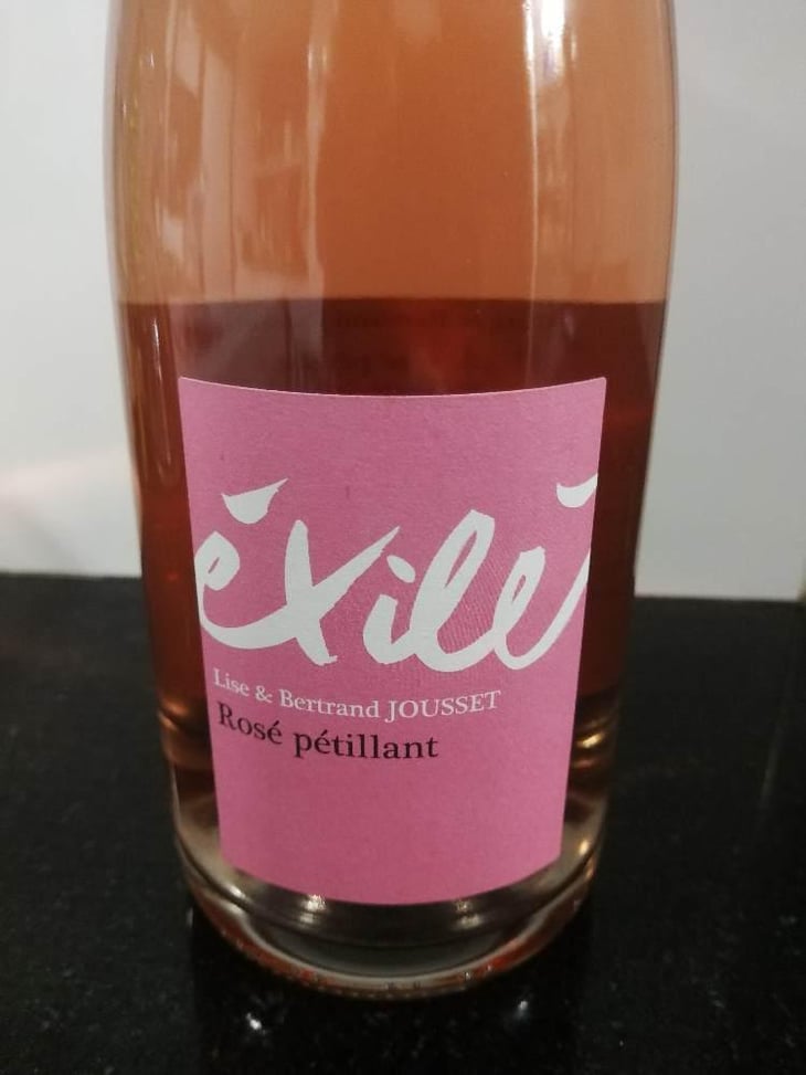 Éxilé Rosé Pétillant - Domaine Jousset - Lise & Bertrand Jousset 