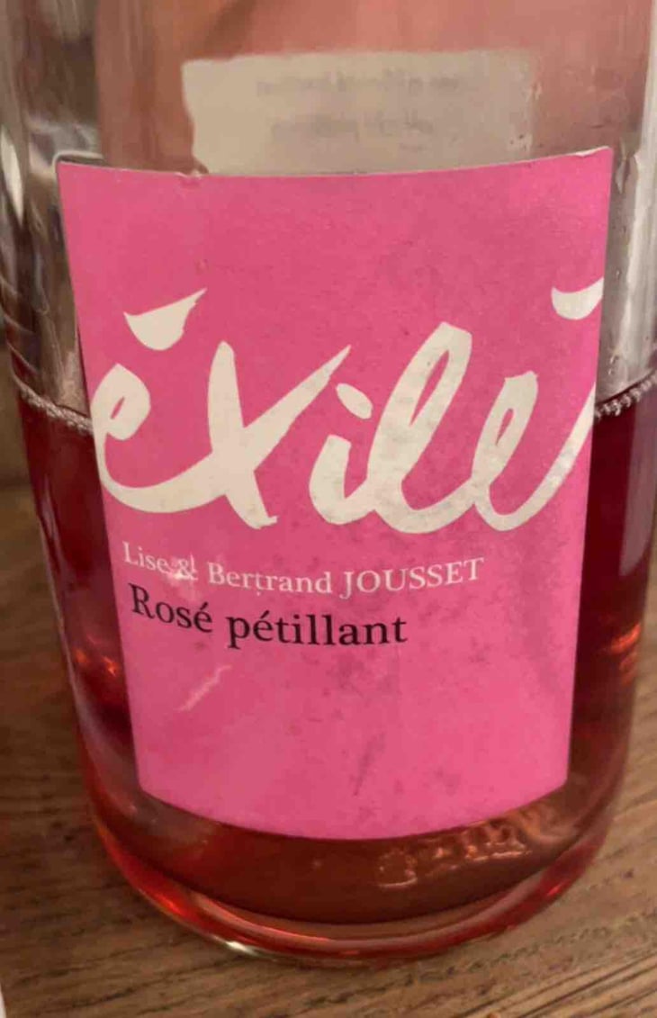 Éxilé Rosé Pétillant - Domaine Jousset - Lise & Bertrand Jousset 