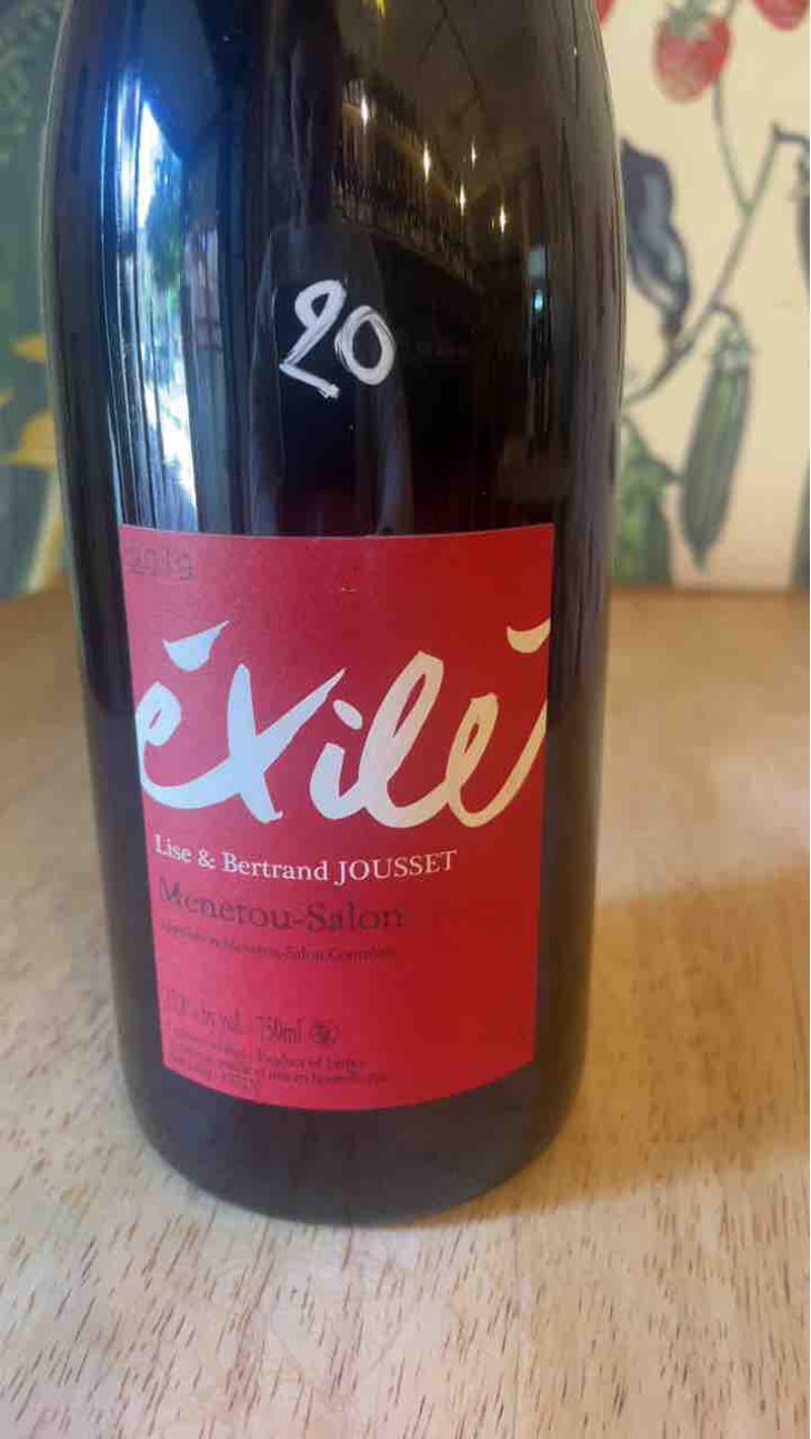 Exilé Rouge - Domaine Jousset - Lise & Bertrand Jousset 
