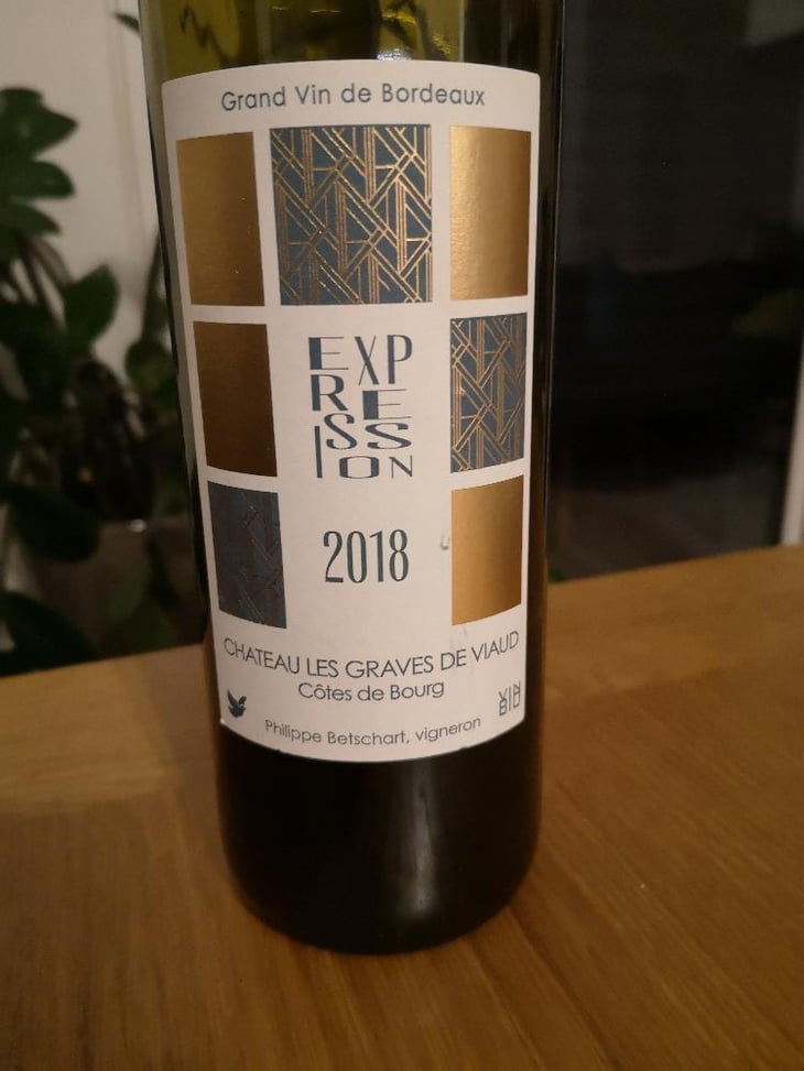 Expression - Château Les Graves de Viaud - Philippe Betschart -2018