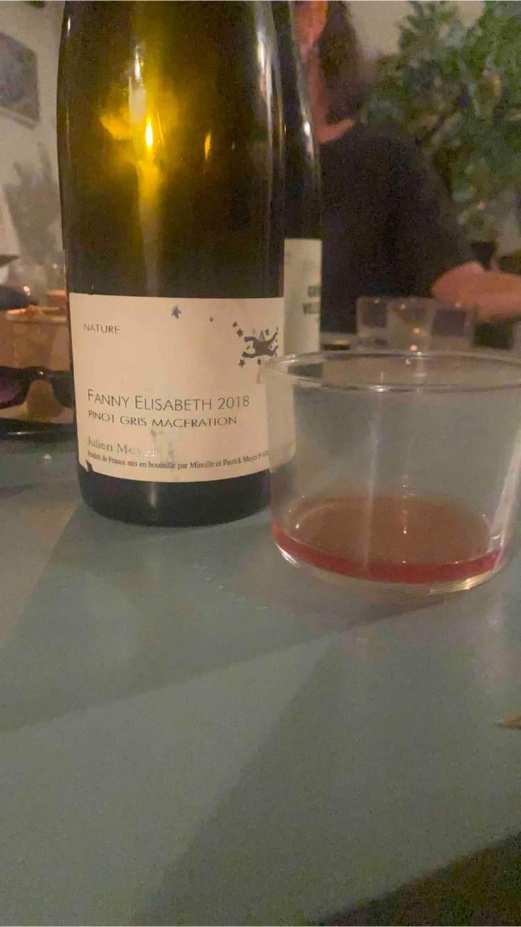 Fanny Elisabeth - Pinot Gris macération - Domaine Julien Meyer - Patrick Meyer 