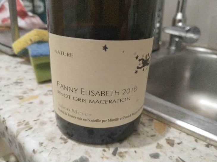Fanny Elisabeth - Pinot Gris macération - Domaine Julien Meyer - Patrick Meyer 