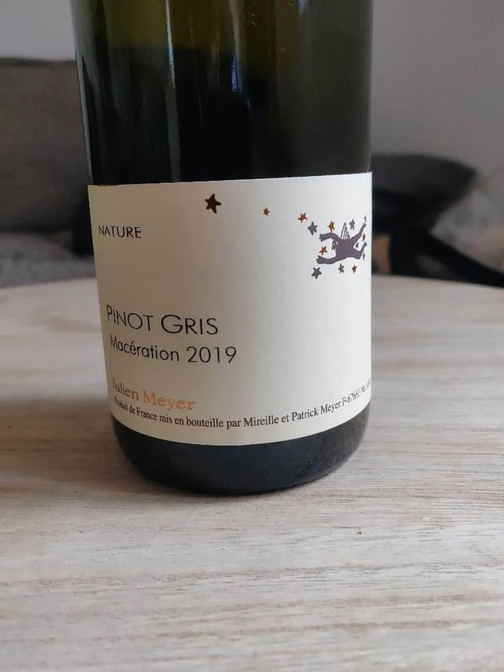 Fanny Elisabeth - Pinot Gris macération - Domaine Julien Meyer - Patrick Meyer 