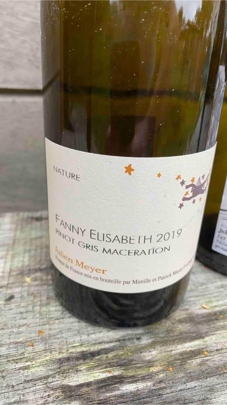 Fanny Elisabeth - Pinot Gris macération - Domaine Julien Meyer - Patrick Meyer 