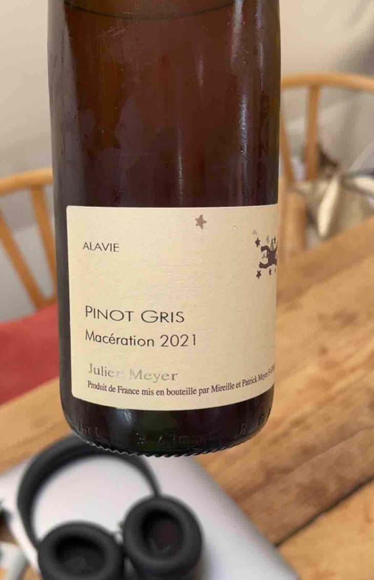 Fanny Elisabeth - Pinot Gris macération - Domaine Julien Meyer - Patrick Meyer 