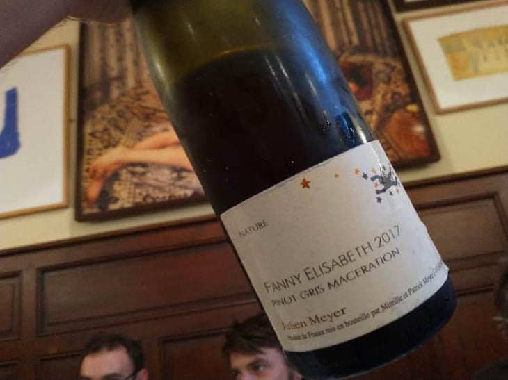 Fanny Elisabeth - Pinot Gris macération - Domaine Julien Meyer - Patrick Meyer 