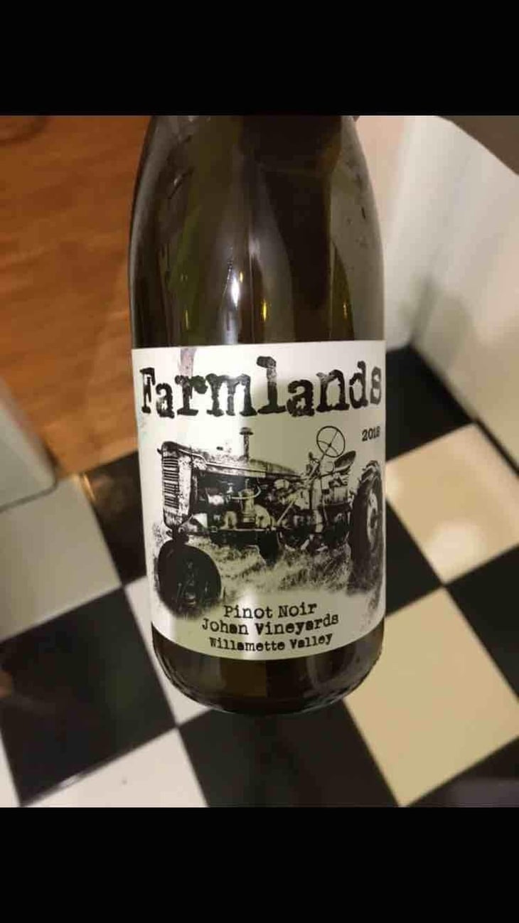 Farmlands Pinot Noir - Johan Vineyards - Dag J. Sundby & Dan J. Rinke 