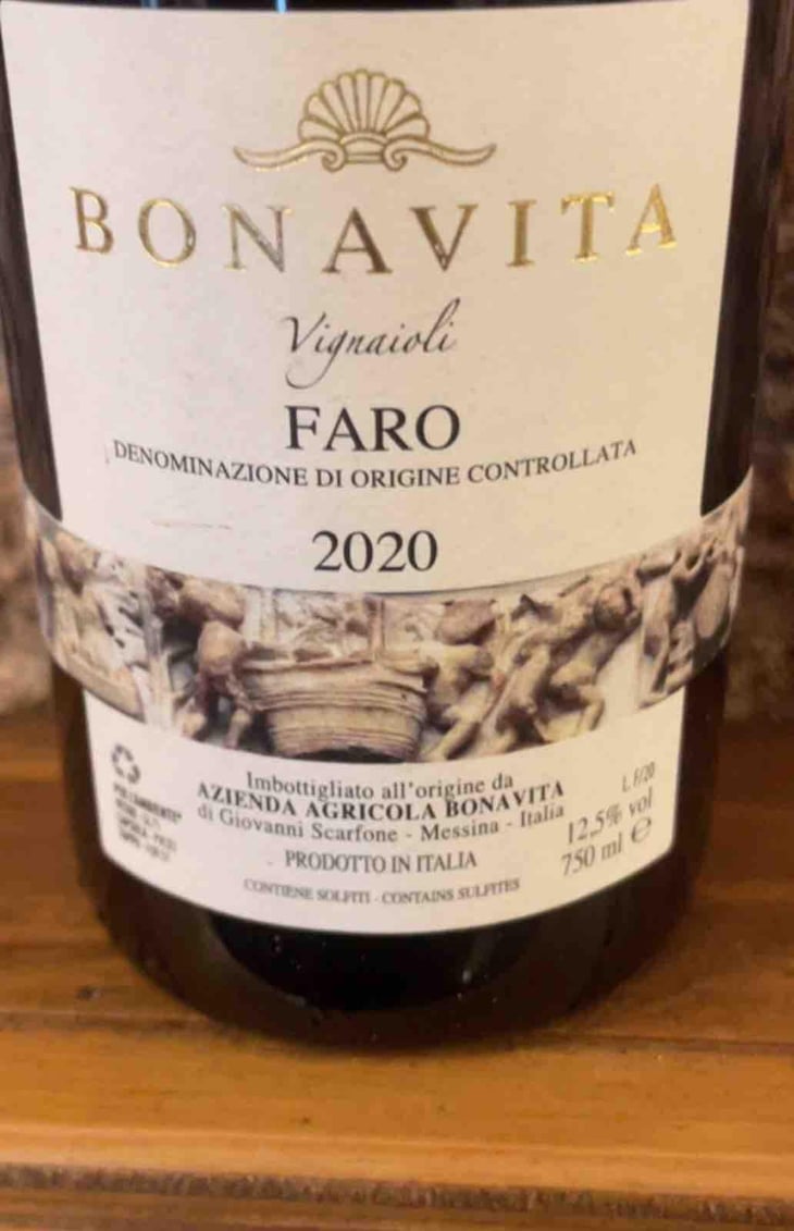Faro 2018 Magnum - Azienda Agricola Bonavita - Giovanni Scarfone -2017