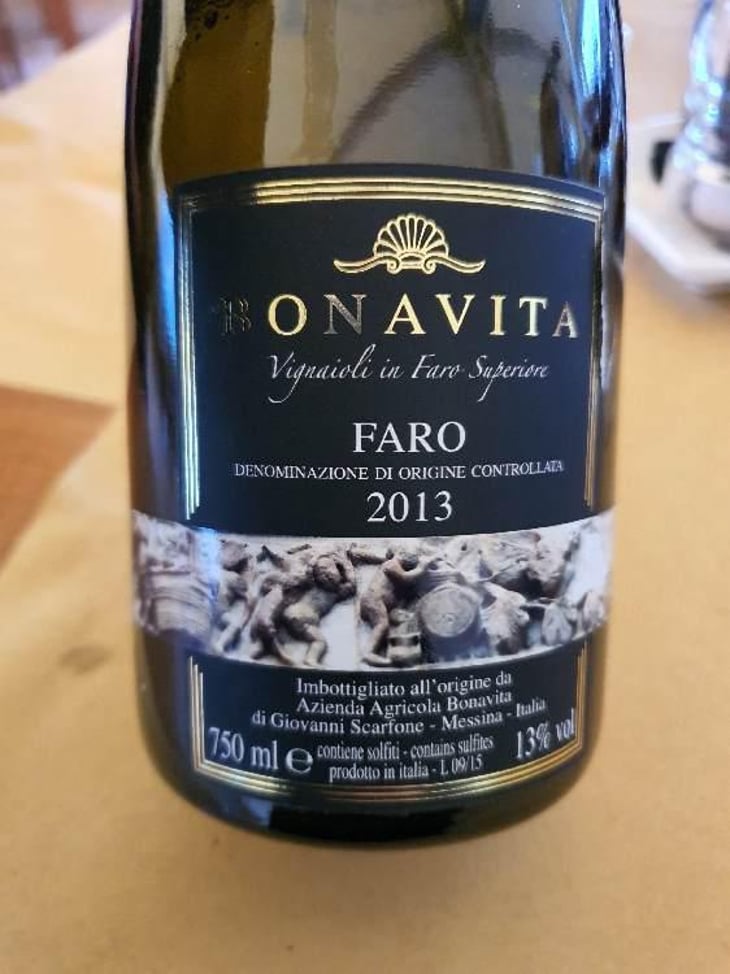 Faro (old label) - Azienda Agricola Bonavita - Giovanni Scarfone 