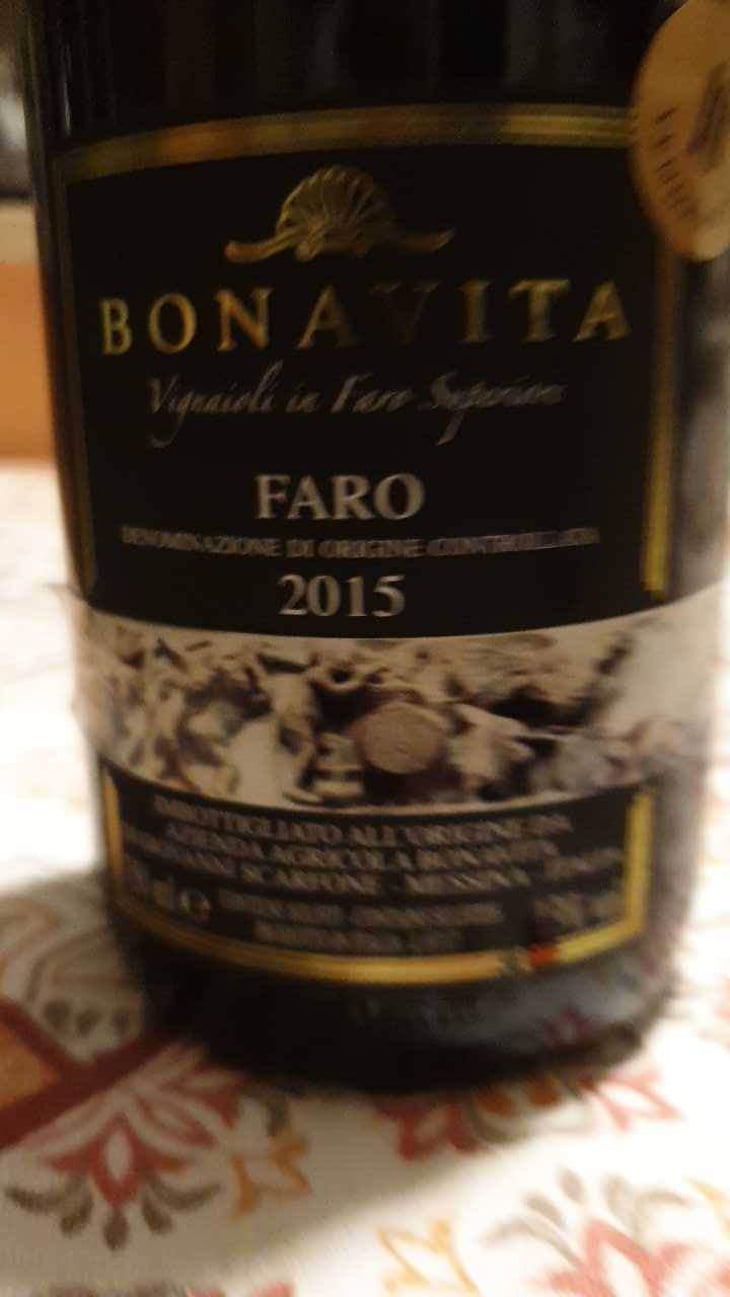Faro (old label) - Azienda Agricola Bonavita - Giovanni Scarfone 
