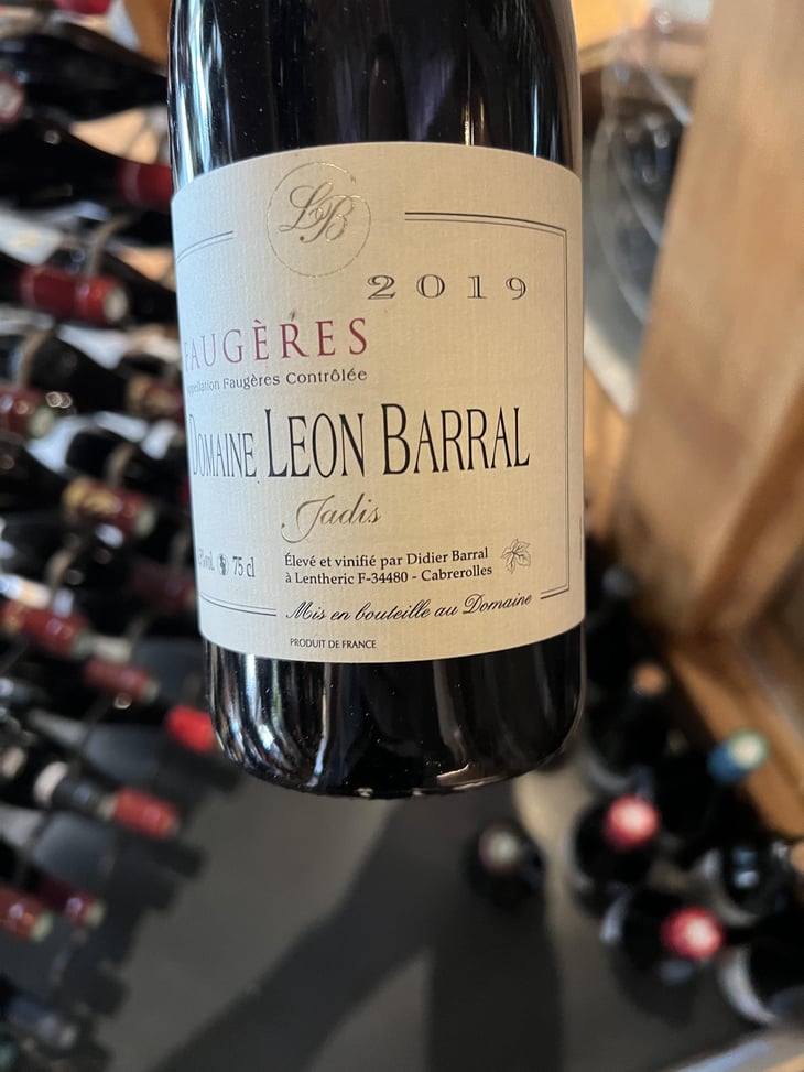 Jadis - Domaine Léon Barral - Didier Barral 