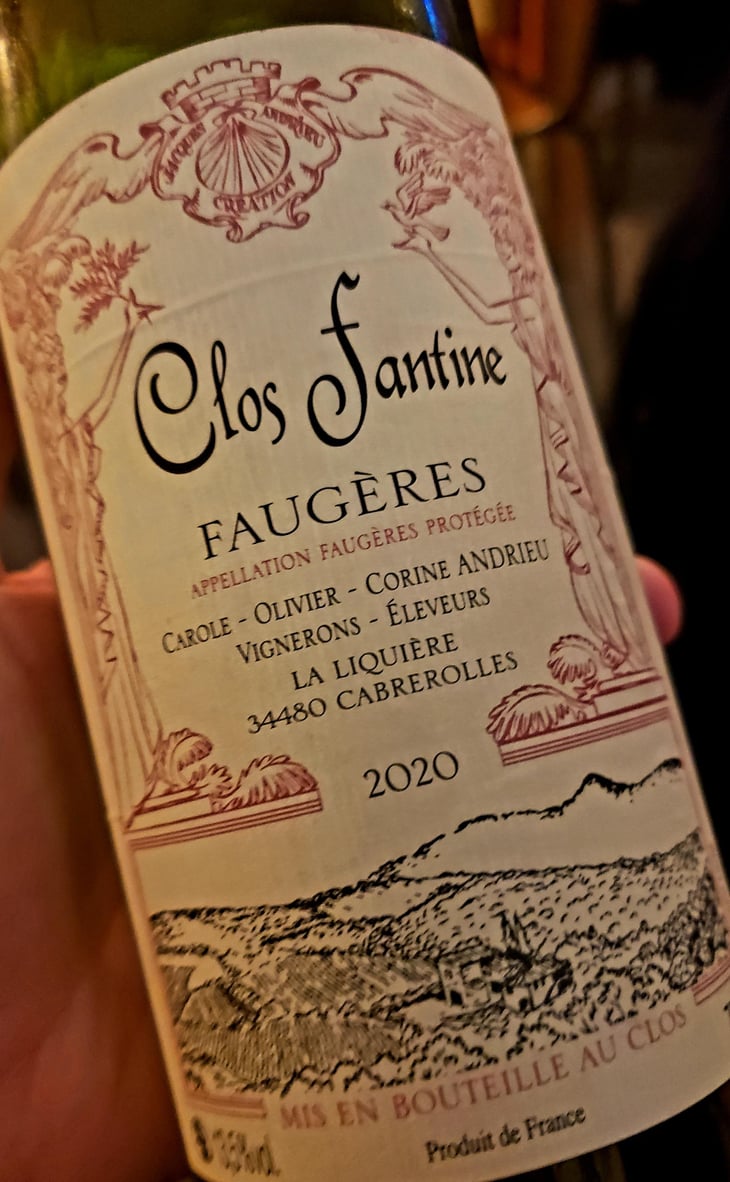 Faugères - Clos Fantine - Carole, Olivier & Corine Andrieu 