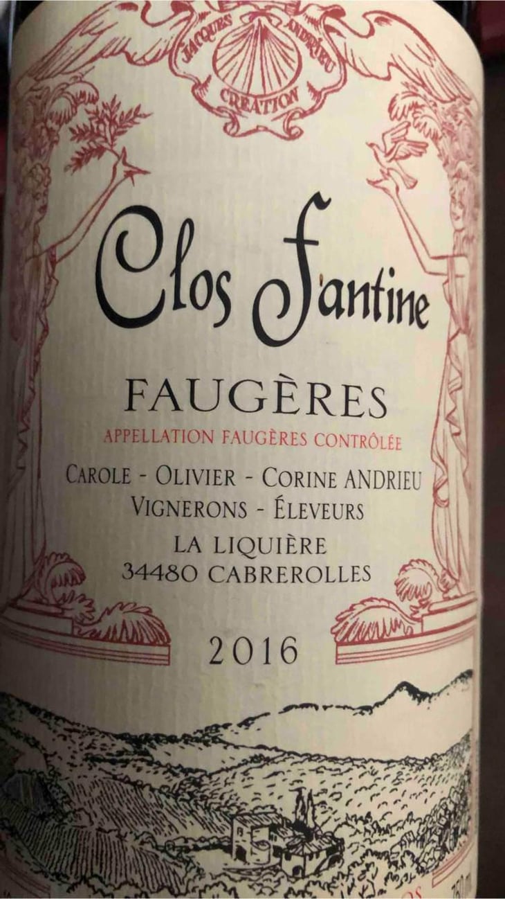 Faugères - Clos Fantine - Carole, Olivier & Corine Andrieu 