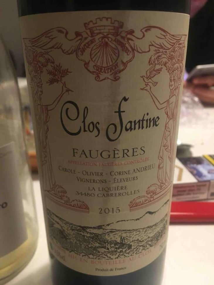 Faugères - Clos Fantine - Carole, Olivier & Corine Andrieu 