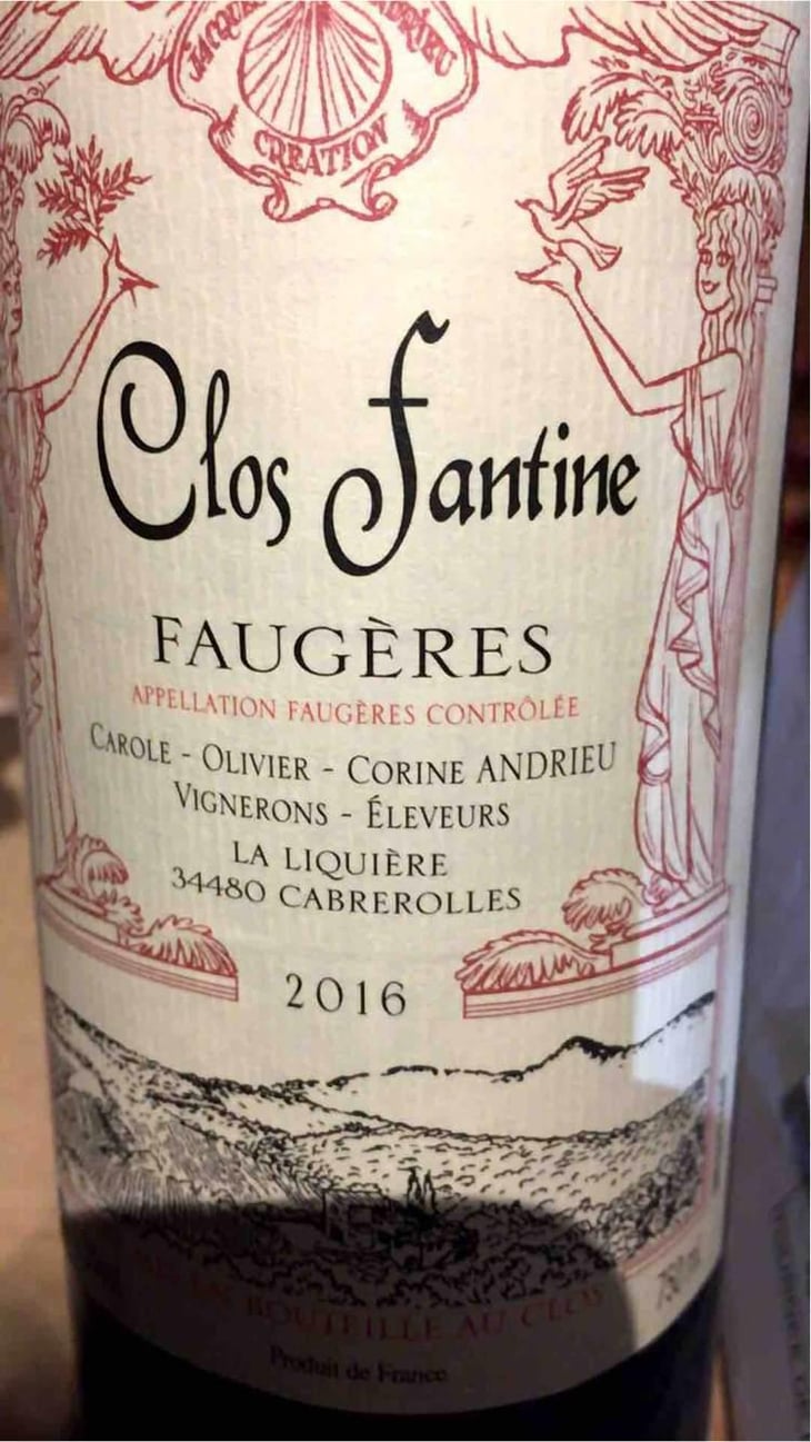 Faugères - Clos Fantine - Carole, Olivier & Corine Andrieu 
