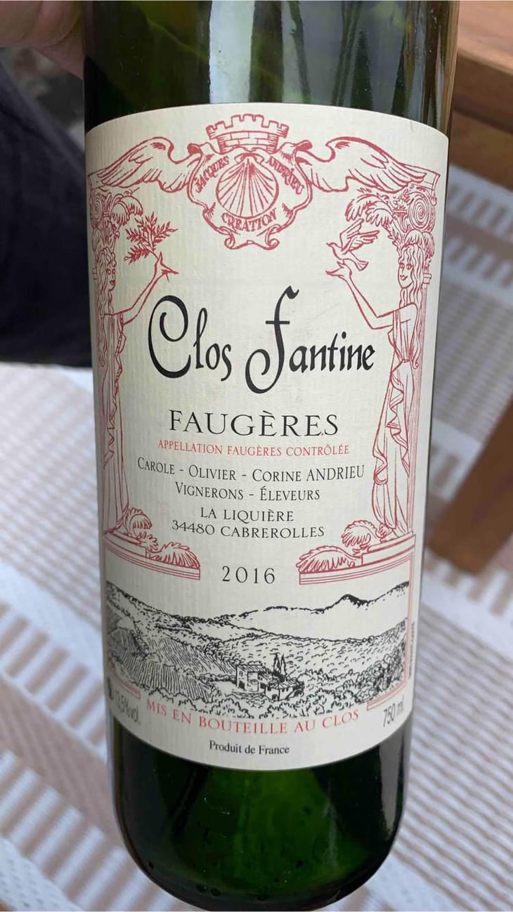 Faugères - Clos Fantine - Carole, Olivier & Corine Andrieu 