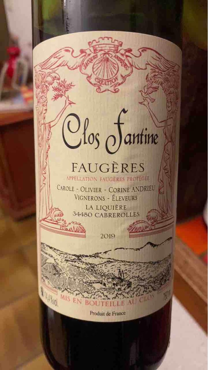 Faugères - Clos Fantine - Carole, Olivier & Corine Andrieu 