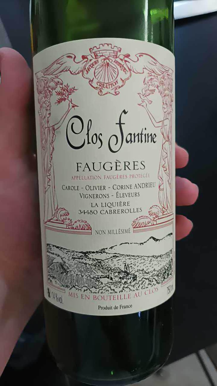 Faugères - Clos Fantine - Carole, Olivier & Corine Andrieu 