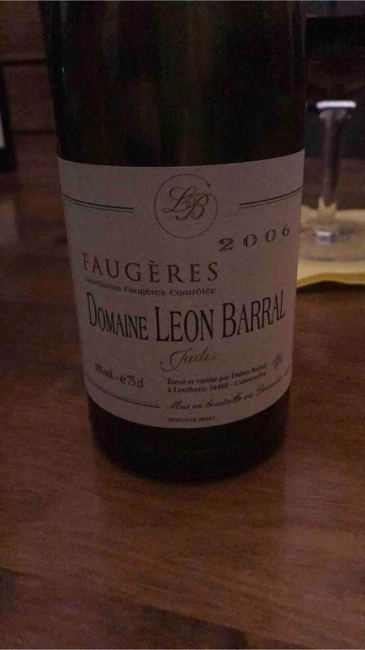 Faugères "Tradition" - Domaine Léon Barral - Didier Barral 