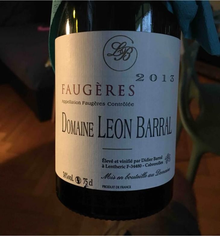 Faugères "Tradition" - Domaine Léon Barral - Didier Barral 