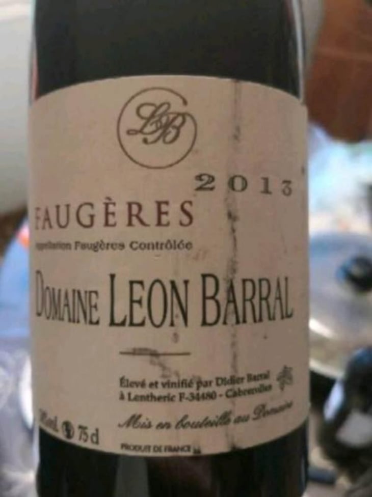 Faugères "Tradition" - Domaine Léon Barral - Didier Barral 