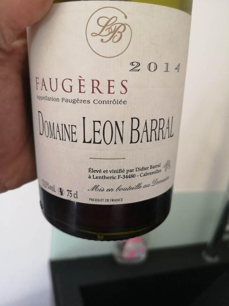 Faugères "Tradition" - Domaine Léon Barral - Didier Barral 