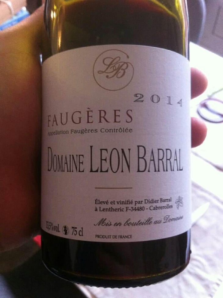 Faugères "Tradition" - Domaine Léon Barral - Didier Barral 