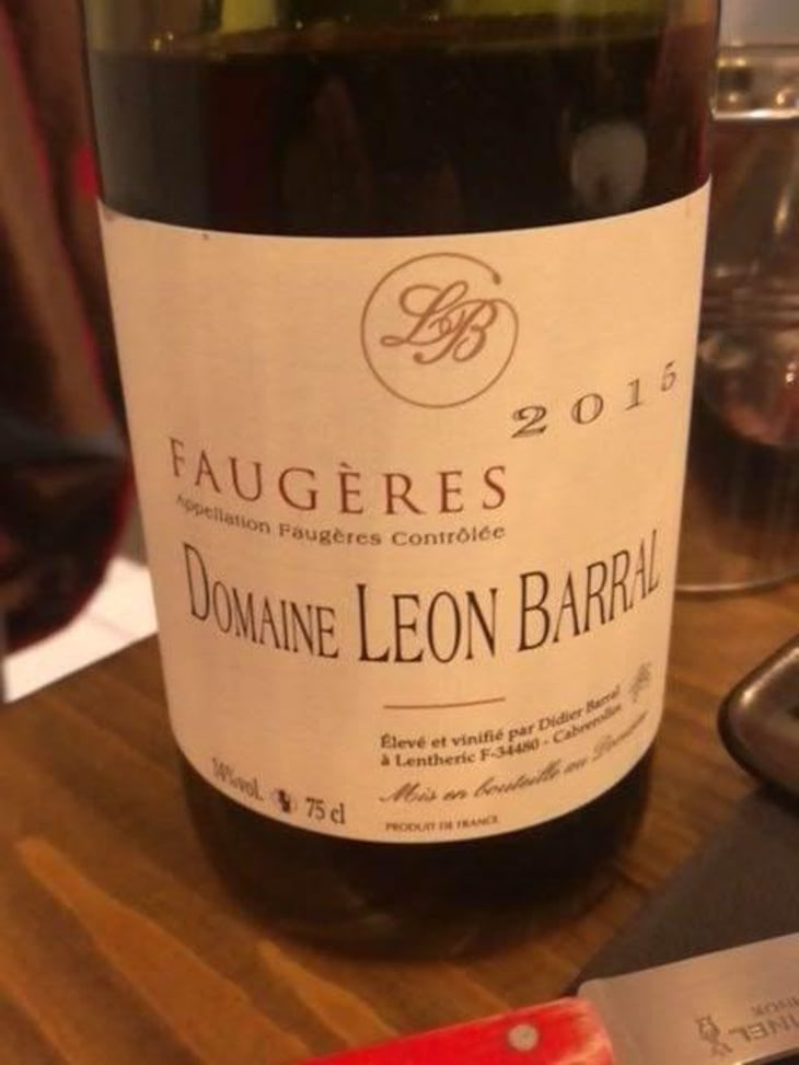 Faugères "Tradition" - Domaine Léon Barral - Didier Barral 