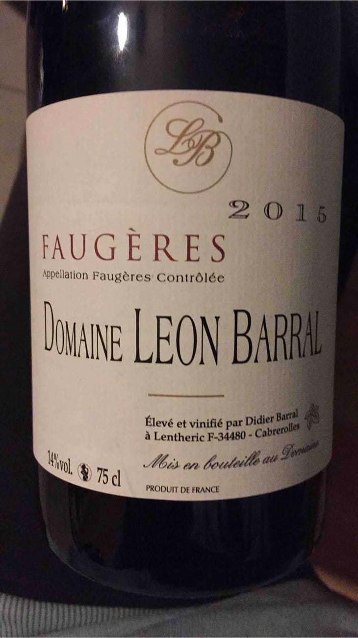 Faugères "Tradition" - Domaine Léon Barral - Didier Barral 