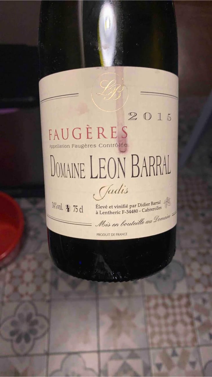Faugères "Tradition" - Domaine Léon Barral - Didier Barral 