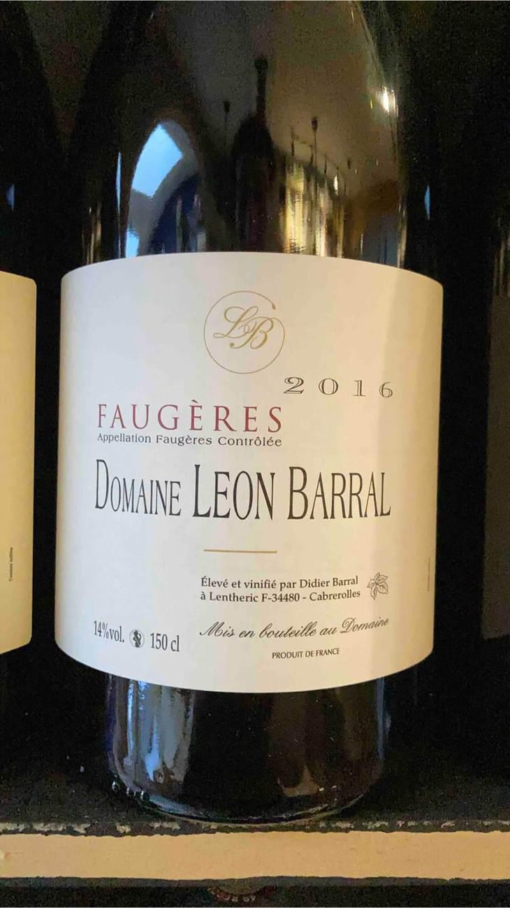 Faugères "Tradition" - Domaine Léon Barral - Didier Barral 