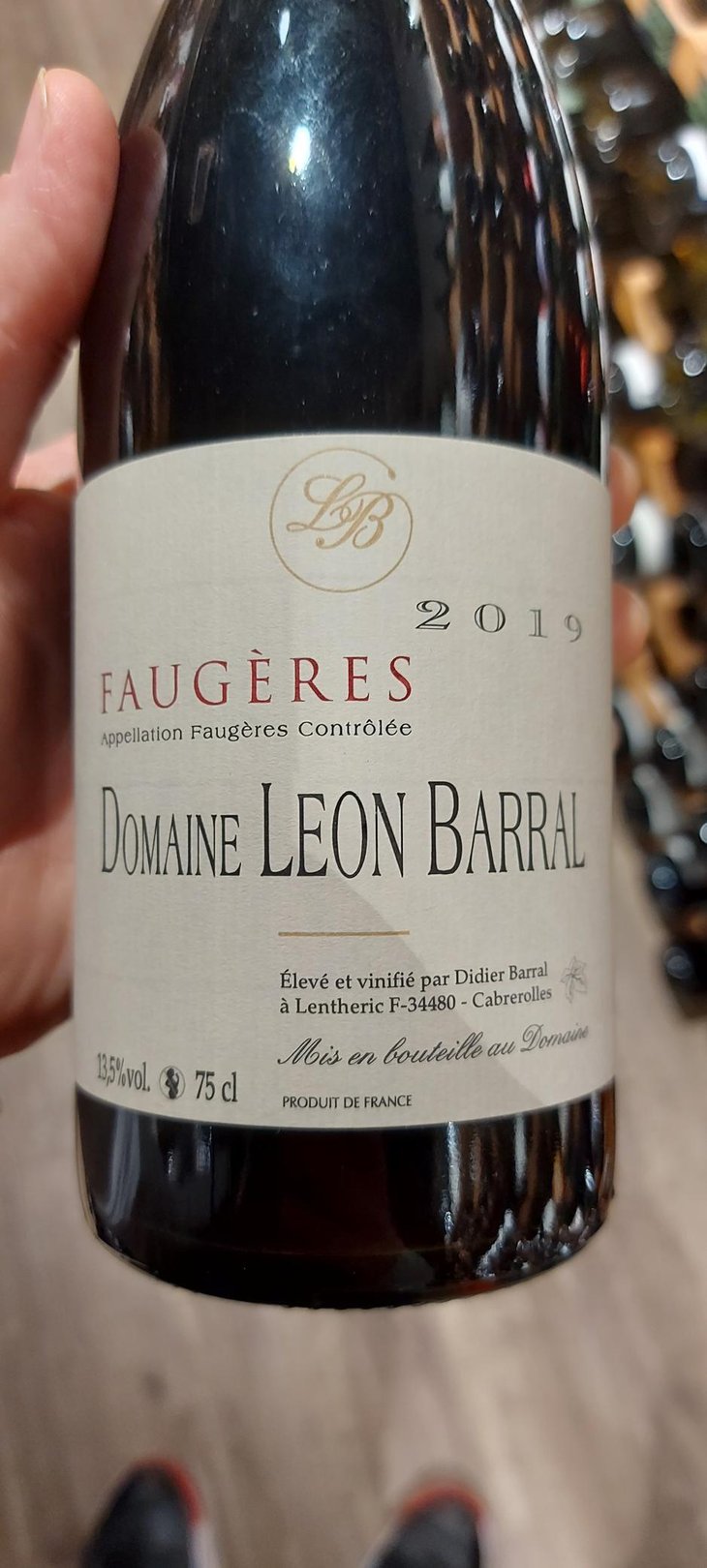 Faugères "Tradition" - Domaine Léon Barral - Didier Barral 