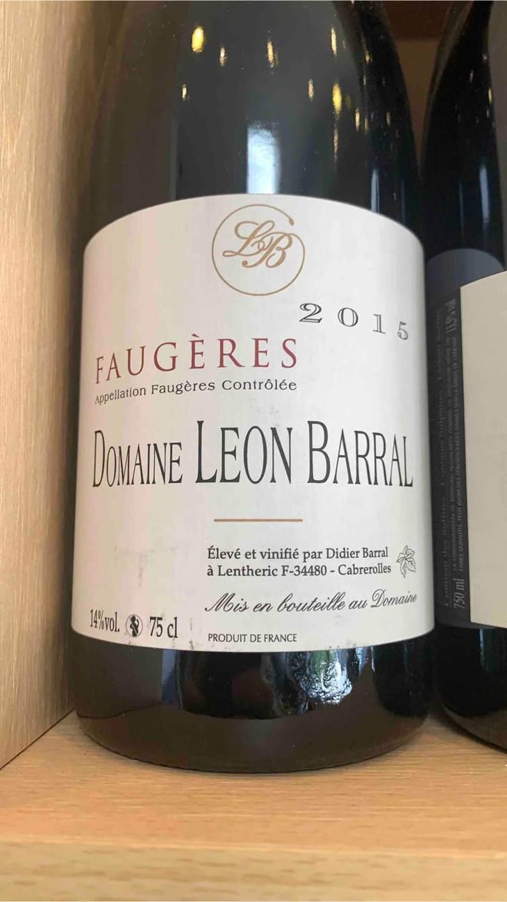 Faugères "Tradition" - Domaine Léon Barral - Didier Barral 