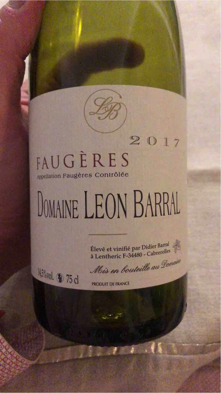 Faugères "Tradition" - Domaine Léon Barral - Didier Barral 