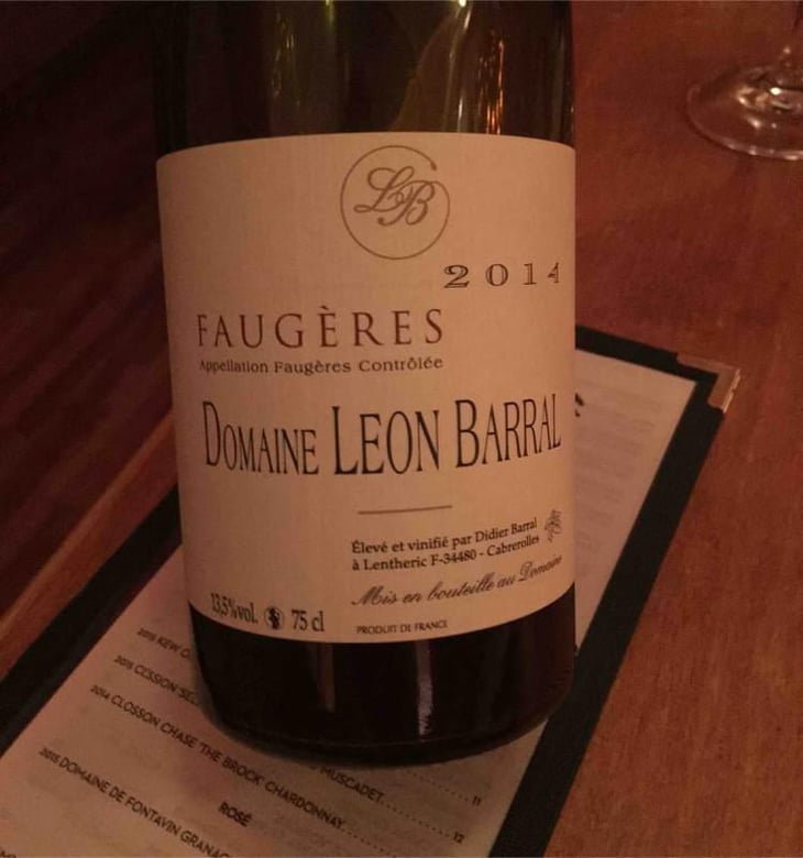 Faugères "Tradition" - Domaine Léon Barral - Didier Barral 