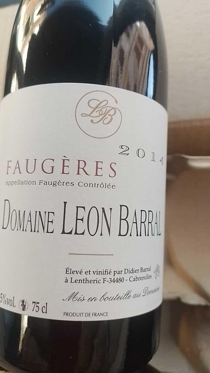 Faugères "Tradition" - Domaine Léon Barral - Didier Barral 