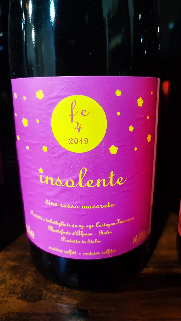 Rosso Macerato - Insolente Vini - Luca Elettri -2019