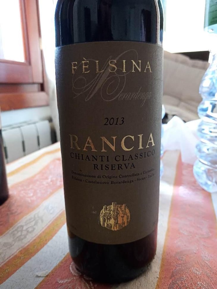 Fèlsina Rancia Chianti Classico Riserva - Alessandro Bua - Fèlsina Spa Società Agricola-castelnuovo Berardenga 
