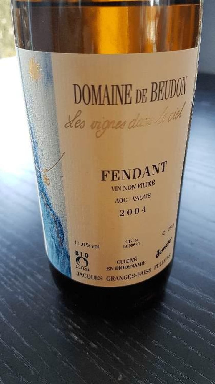 Fendant - Domaine de Beudon - Marion Granges-Fayss 