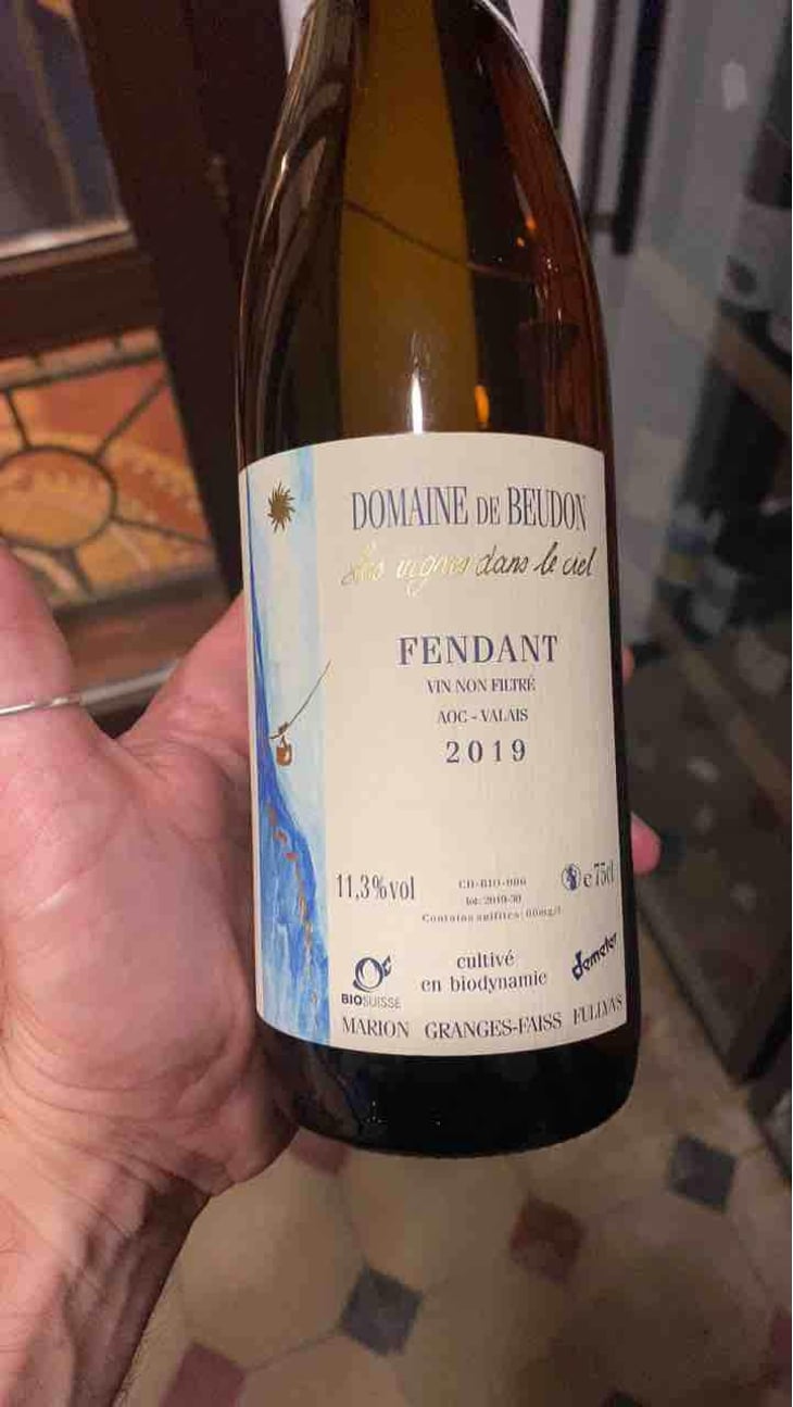Fendant - Domaine de Beudon - Marion Granges-Fayss 