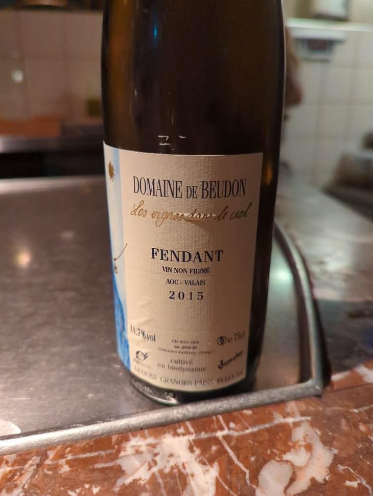 Fendant - Domaine de Beudon - Marion Granges-Fayss 
