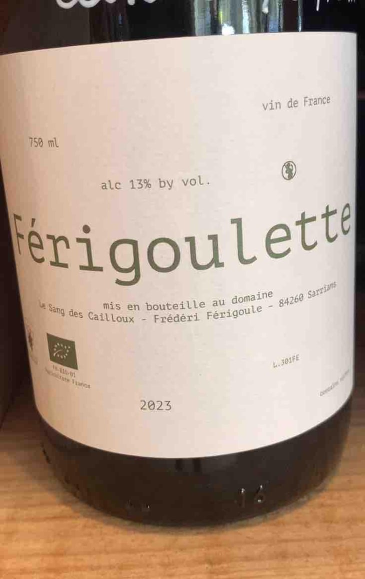 Férigoulette - Le Sang Des Cailloux - Serge & Frédéric Ferigoule -2019