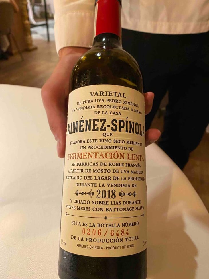 Fermantacion lenta - Ximenez Spinola - Pedro Ximenez -2018
