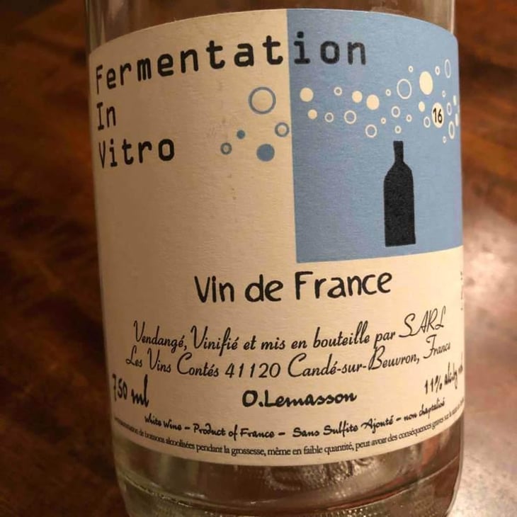 Fermentation in Vitro - Les Vins Contés (CLOSED) - Olivier Lemasson (CLOSED) 