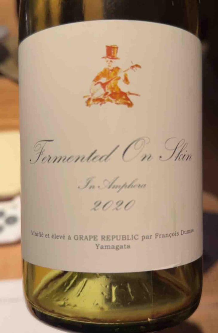 "Fermented On Skin In Amphora" (X Francois Dumas) - Grape Republic Inc. - Haruyuki Yano 