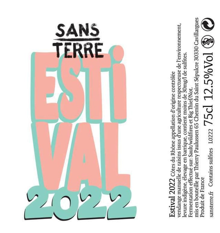 Estival - Domaine Sans Terre - Thierry Paulussen 