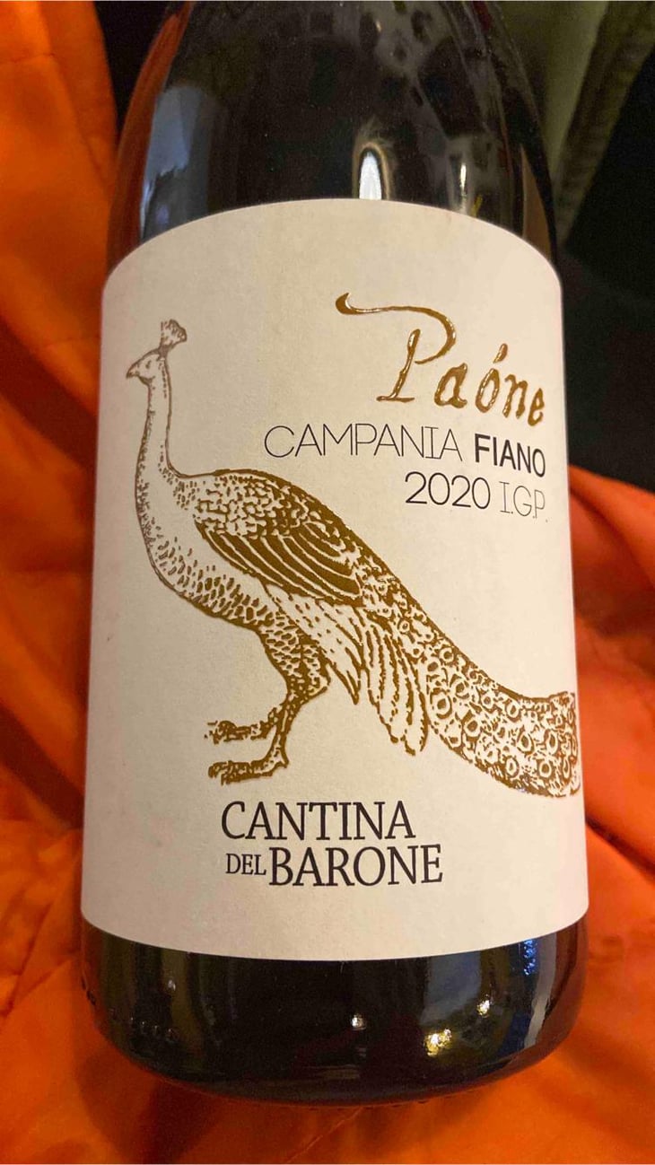 Fiano d'Avellino Dop Paone - Cantina del Barone - Luigi Sarno 
