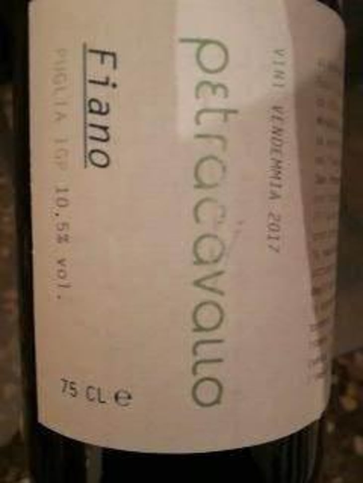 Fiano - Vini Petracavallo - Vito D'Onghia 